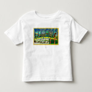 Fairbanks, Alaska - große Buchstabe-Szenen Kleinkind T-shirt