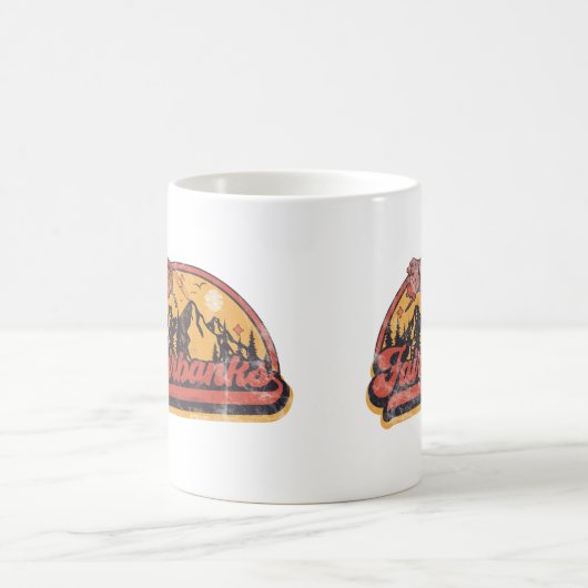 Fairbanks, Alaska Kaffeetasse (Mittel)