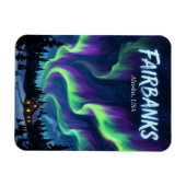 Fairbanks Alaska Postkarte Magnet (Horizontal)