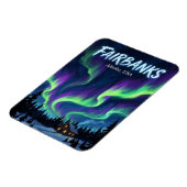 Fairbanks Alaska Postkarte Magnet (Linke Seite)