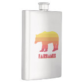 Fairbanks Alaska Rainbow Bear Flachmann (Rechts)