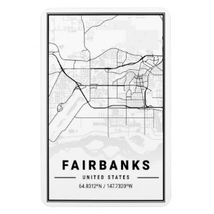 Fairbanks Alaska USA City Travel City Magnet