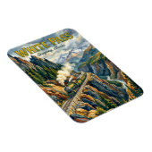 Fairbanks Aurora USA Magnet (Rechte Seite)