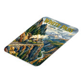 Fairbanks Aurora USA Magnet (Linke Seite)