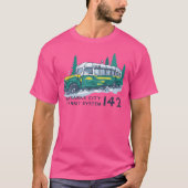 Fairbanks City Transit System 142 Magic Bus Dark T T-Shirt (Vorderseite)
