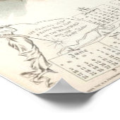 Fairbanks Fairy Calendar 1900 Poster (Ecke)