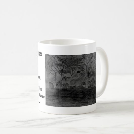 Fairbanks-Haus, Dedham, Mass.-Kaffee-Tasse Kaffeetasse (VorderseiteRechts)