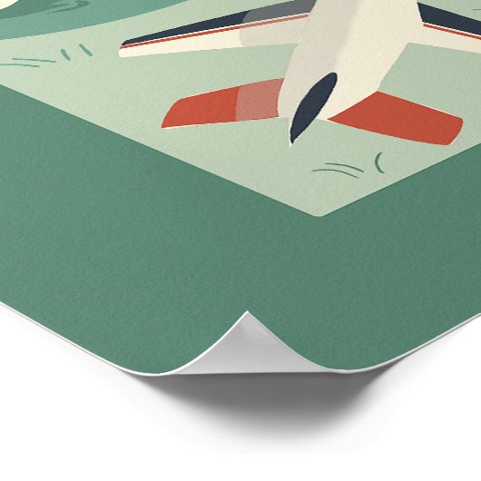 Fairbanks Map Poster (Ecke)