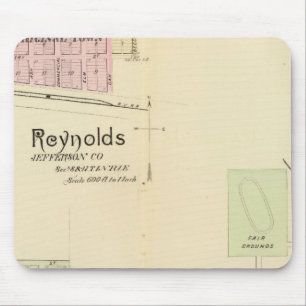 Fairbury und Steele City, Nebraska Mousepad