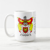 Fairchild-Familien-Wappen Kaffeetasse (Links)