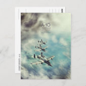 Fairchild Republic A-10 Thunderbolb II Postkarte (Vorne/Hinten)