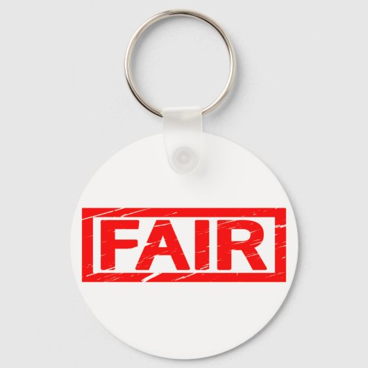 Faire Briefmarke Schlüsselanhänger (Vorderseite)