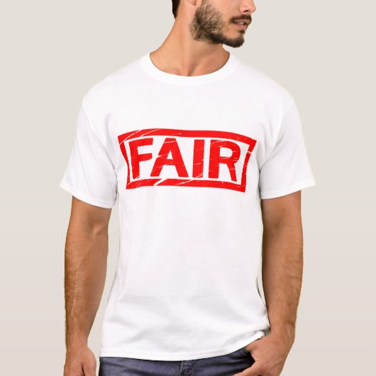 Faire Briefmarke T-Shirt (Vorderseite)