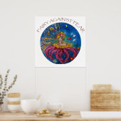 FAIRE GEGEN ANGST POSTER (Küche)