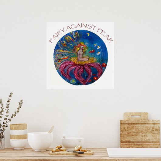 FAIRE GEGEN ANGST POSTER (Küche)