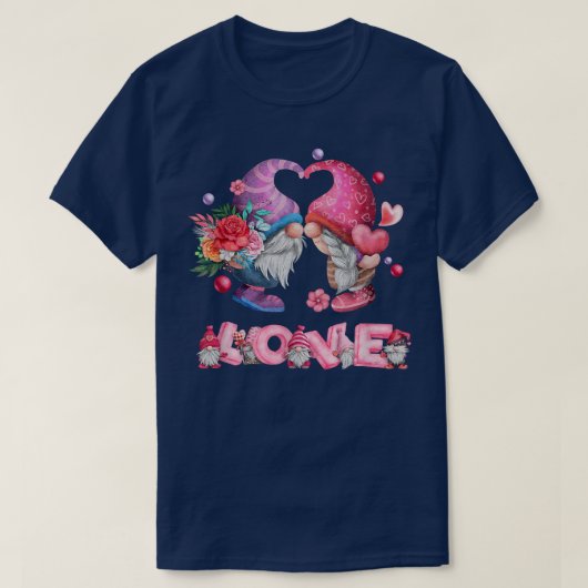 FAIRE GNOMES IN LIEBE T-Shirt (Design vorne)