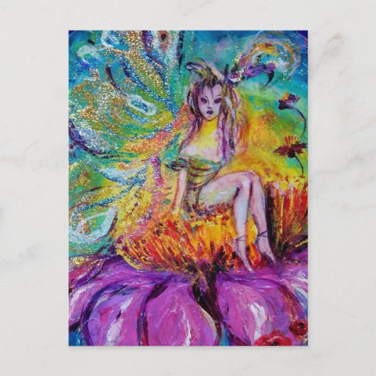 FAIRE IN DER NACHT Detail Postkarte (Vorderseite)