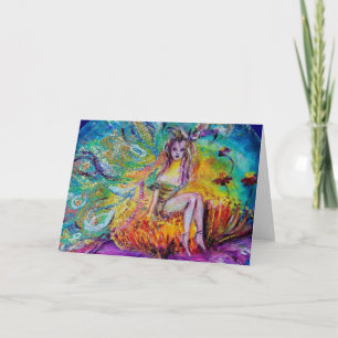 FAIRE IN DER NACHT FEIERTAGSKARTE