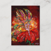 FAIRE IN RED VISITENKARTE (Rückseite)