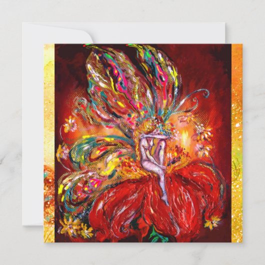 FAIRE IN ROT, Eismetallisch, gelb grün Ankündigung (Vorderseite)