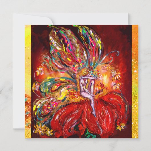 FAIRE IN ROT-Gelb Ankündigung (Vorderseite)