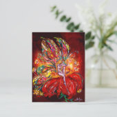 FAIRE IN ROT, Postkarte (Stehend Vorderseite)