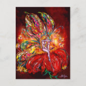 FAIRE IN ROT, Postkarte (Vorderseite)