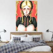 Faire Maiden 7 Leinwanddruck (Insitu (Schlafzimmer))