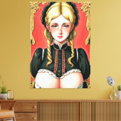 Faire Maiden 7 Leinwanddruck (Insitu (Wohnzimmer))