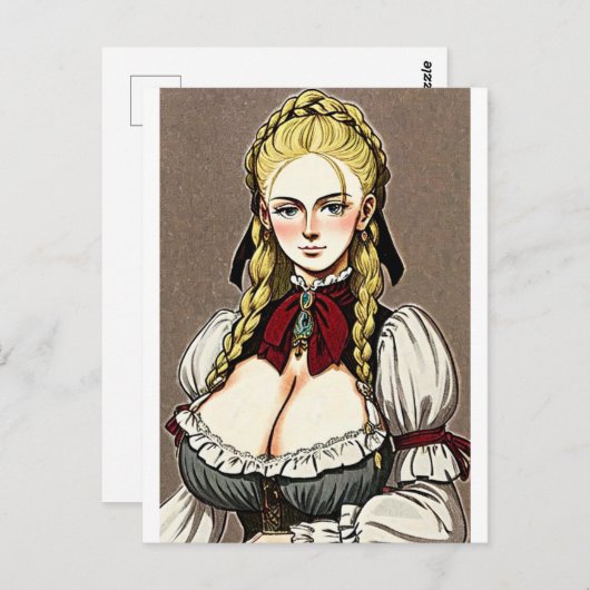 Faire Maiden 9 Postkarte (Vorne/Hinten)