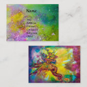 FAIRE UND GRIFFIN Fantasy Watercolor Visitenkarte (Vorne/Hinten)