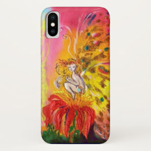 FAIRE VON DAWN ÜBER ROTE BLUME Fantasy iPhone X Hülle