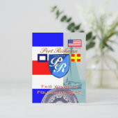 Faire Winde und die folgenden Seen Port Richman Postkarte (Stehend Vorderseite)