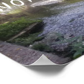 Faire Wörter füllen nicht das Bauch-Zitat-Bridge-P Poster (Ecke)