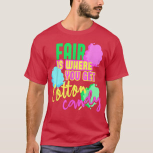 Fairer Cotton Candy Floss T-Shirt