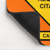 Fairer Gebrauch erfordert Zitat Mousepad (Ecke)