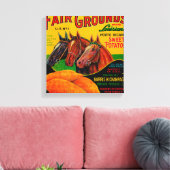 Fairer Grund Yam LabelBreaux Bridge, LA Leinwanddruck (Insitu (Wohnzimmer))