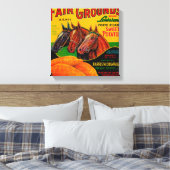 Fairer Grund Yam LabelBreaux Bridge, LA Leinwanddruck (Insitu (Schlafzimmer))