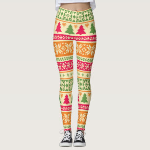 Fairer Isle Style Weihnachten Nahtlos Leggings