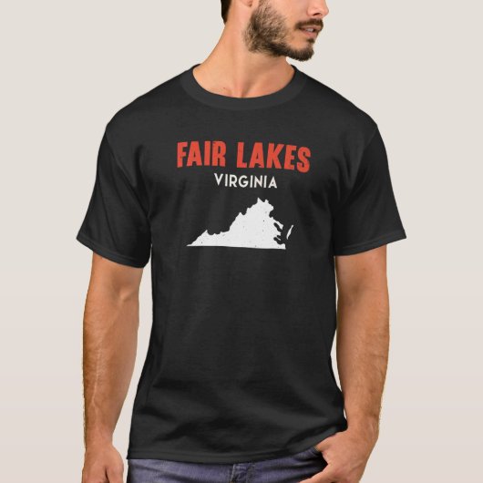 Fairer Seen Virginia USA Staat America Travel Virg T-Shirt (Vorderseite)