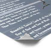 Fairest Lord Jesu Church Christlich Hymne Art Post Poster (Ecke)