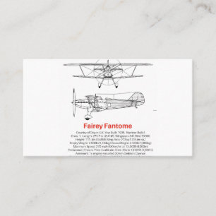 Fairey Fantome Business Card Visitenkarte