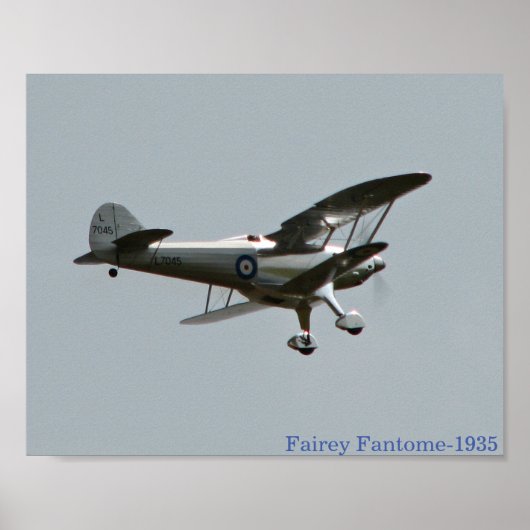 Fairey Fantome Scale RC Model Poster (Vorne)