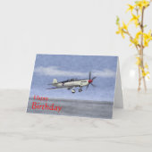 Fairey Firefly Birthday Card Karte (Gelbe Blume)