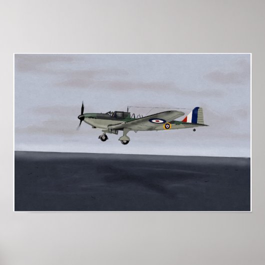 Fairey Fulmar Fighter 1940 Poster (Vorne)