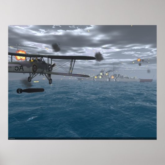 Fairey Swordfish - Sink the Bismarck Poster (Vorne)