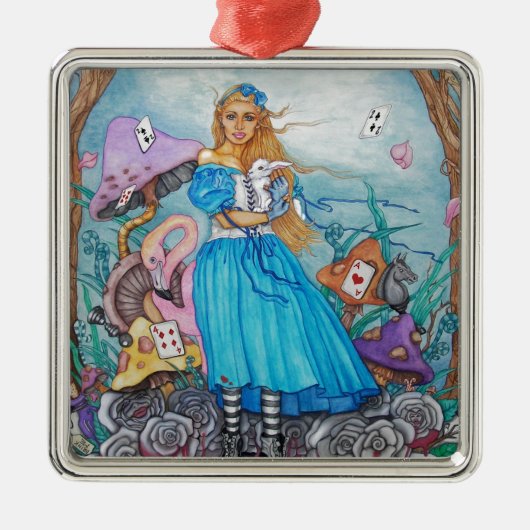 Fairfarren Silbernes Ornament (Vorne)