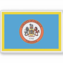 Fairfax-Landkreis, Virginia Aufkleber