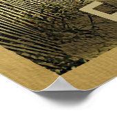 Fairfield Beach Vintage Travel Poster (Ecke)