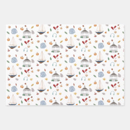 Fairfield Connecticut Herbst in New England Geschenkpapier Set